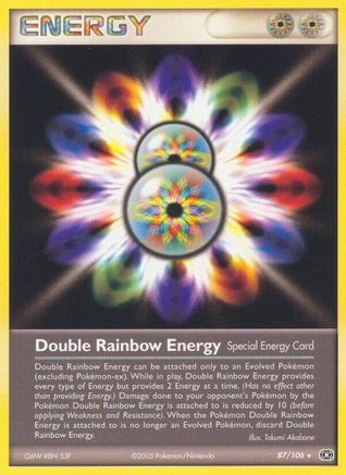 Double Rainbow Energy 87/106 - Emerald - Poke-Collect