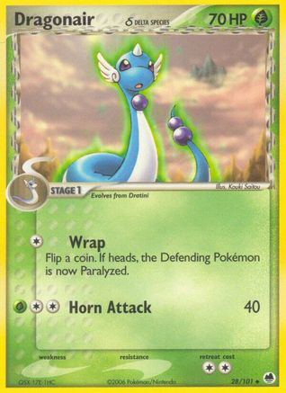 Dragonair (Delta Species) 28/101 - Dragon Frontiers - Poke-Collect