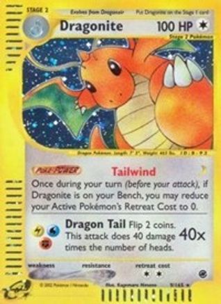 Dragonite (9) 9/165 - Expedition Holofoil - Poke-Collect