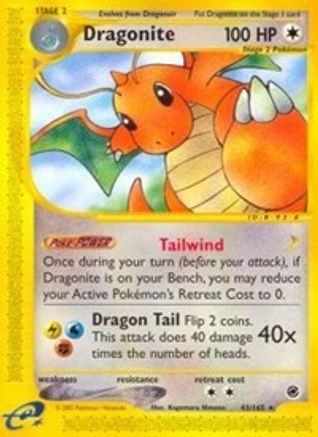 Dragonite (43) 43/165 - Expedition - Poke-Collect