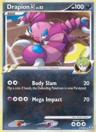 Drapion E4 17/111 - Rising Rivals Reverse Holofoil - Poke-Collect