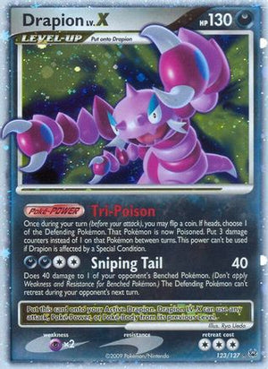 Drapion LV.X 123/127 - Platinum Holofoil