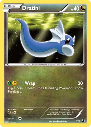 Dratini (1) 1/20 - Dragon Vault Holofoil - Poke-Collect