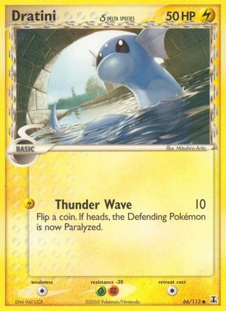Dratini - 066/113 (Delta Species) 66/113 - Delta Species Reverse Holofoil - Poke-Collect