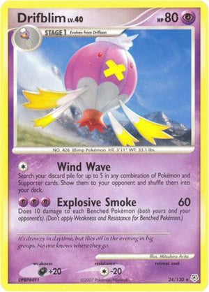 Drifblim 24/130 - Diamond and Pearl Reverse Holofoil - Poke-Collect