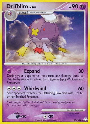 Drifblim 53/146 - Legends Awakened Reverse Holofoil - Poke-Collect