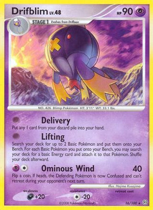 Drifblim 16/100 - Stormfront Reverse Holofoil - Poke-Collect