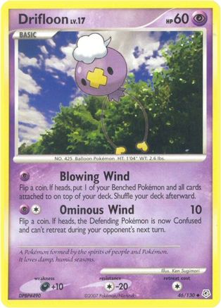 Drifloon 46/130 - Diamond and Pearl Reverse Holofoil - Poke-Collect