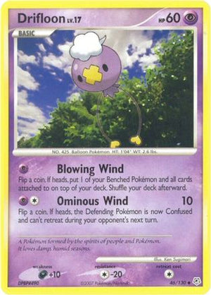 Drifloon 46/130 - Diamond and Pearl Reverse Holofoil - Poke-Collect