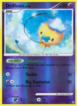 Drifloon (Shiny) SH1/100 - Stormfront Reverse Holofoil - Poke-Collect