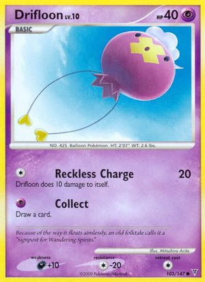 Drifloon 103/147 - Supreme Victors Reverse Holofoil - Poke-Collect