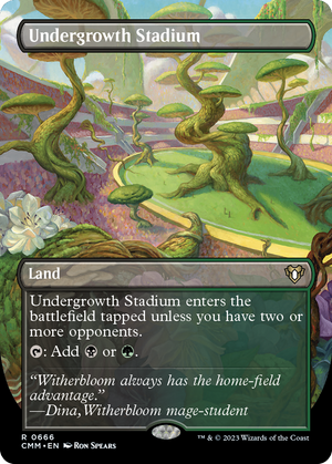 Undergrowth Stadium (CMM-666) - Commander Masters (Borderless) - Poke-Collect
