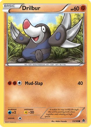 Drilbur (55) 55/98 - Emerging Powers - Poke-Collect