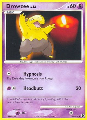 Drowzee 65/106 - Great Encounters Reverse Holofoil - Poke-Collect