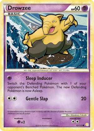 Drowzee 62/123 - HeartGold SoulSilver Reverse Holofoil - Poke-Collect