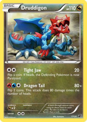 Druddigon 17/20 - Dragon Vault Holofoil - Poke-Collect