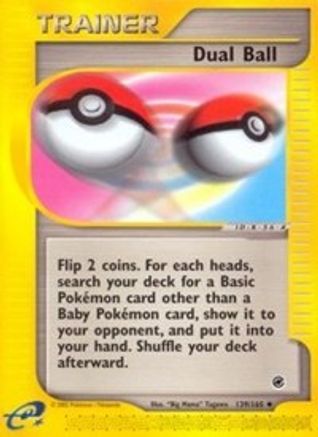 Dual Ball 139/165 - Expedition Reverse Holofoil - Poke-Collect