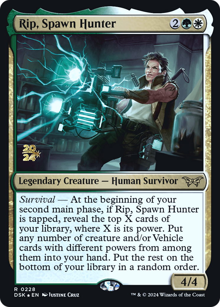 Rip, Spawn Hunter (PRE-228) - Duskmourn: House of Horror Promos Foil - Poke-Collect