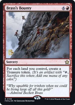 Brass's Bounty (PRE-190) - Foundations Promos Foil - Poke-Collect