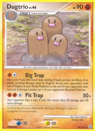 Dugtrio 24/132 - Secret Wonders Reverse Holofoil - Poke-Collect