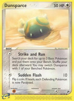 Dunsparce 60/100 - Sandstorm Reverse Holofoil - Poke-Collect