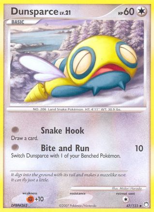 Dunsparce 47/123 - Mysterious Treasures - Poke-Collect