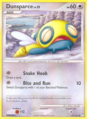 Dunsparce 47/123 - Mysterious Treasures - Poke-Collect