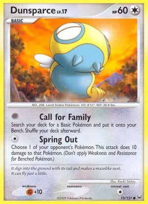 Dunsparce 73/127 - Platinum Reverse Holofoil