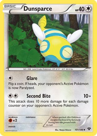 Dunsparce 101/146 - XY Base Set - Poke-Collect