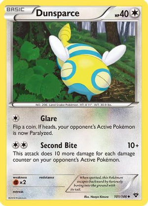 Dunsparce 101/146 - XY Reverse Holofoil