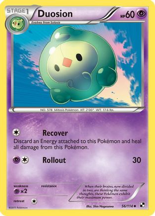 Duosion 56/114 - Black and White - Poke-Collect