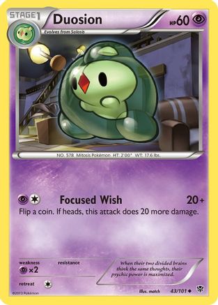 Duosion 43/101 - Plasma Blast Reverse Holofoil - Poke-Collect