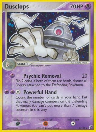 Dusclops 7/107 - Deoxys Holofoil - Poke-Collect