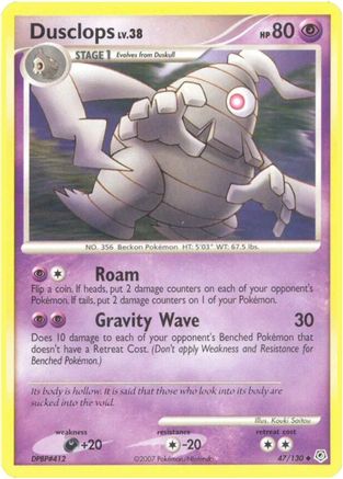 Dusclops 47/130 - Diamond and Pearl Reverse Holofoil - Poke-Collect