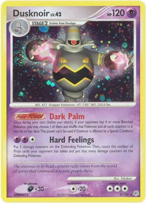 Dusknoir 2/130 - Diamond and Pearl Reverse Holofoil - Poke-Collect