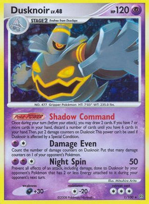 Dusknoir (1) 1/100 - Stormfront Reverse Holofoil - Poke-Collect