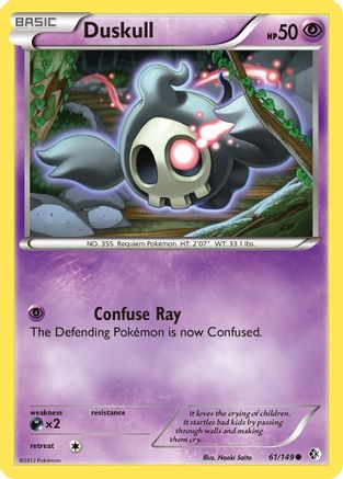 Duskull 61/149 - Boundaries Crossed Reverse Holofoil - Poke-Collect
