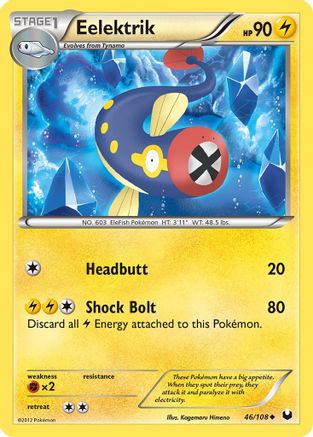 Eelektrik 46/108 - Dark Explorers - Poke-Collect
