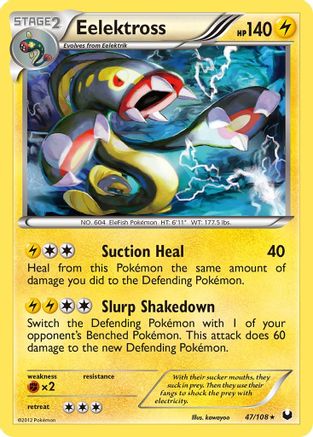 Eelektross 47/108 - Dark Explorers Reverse Holofoil - Poke-Collect