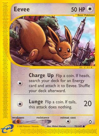 Eevee 75/147 - Aquapolis - Poke-Collect