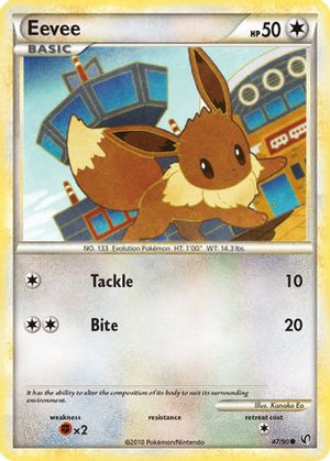 Eevee (47) 47/90 - Undaunted Reverse Holofoil - Poke-Collect