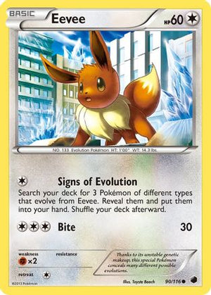 Eevee (90) 90/116 - Plasma Freeze - Poke-Collect