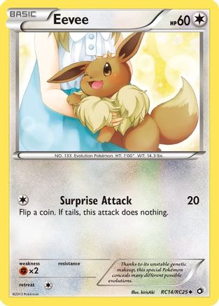 Eevee RC14/113 - Legendary Treasures Radiant Collection Holofoil - Poke-Collect