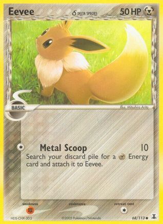 Eevee - 068/113 68/113 - Delta Species Reverse Holofoil - Poke-Collect