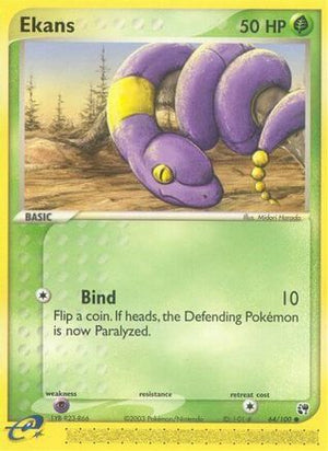 Ekans 64/100 - Sandstorm Reverse Holofoil - Poke-Collect