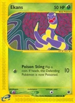 Ekans 108/165 - Expedition Reverse Holofoil - Poke-Collect