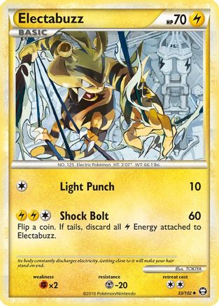 Electabuzz 33/102 - Triumphant - Poke-Collect