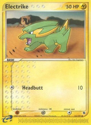 Electrike - 52/109 52/109 - Ruby and Sapphire Reverse Holofoil - Poke-Collect