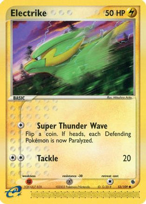 Electrike - 53/109 53/109 - Ruby and Sapphire - Poke-Collect
