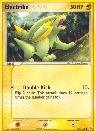 Electrike - 047/106 47/106 - Emerald Reverse Holofoil - Poke-Collect